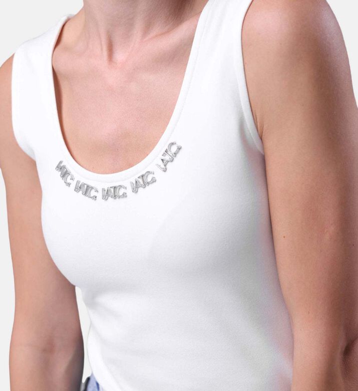 Sleeveless Cotton Tank Top