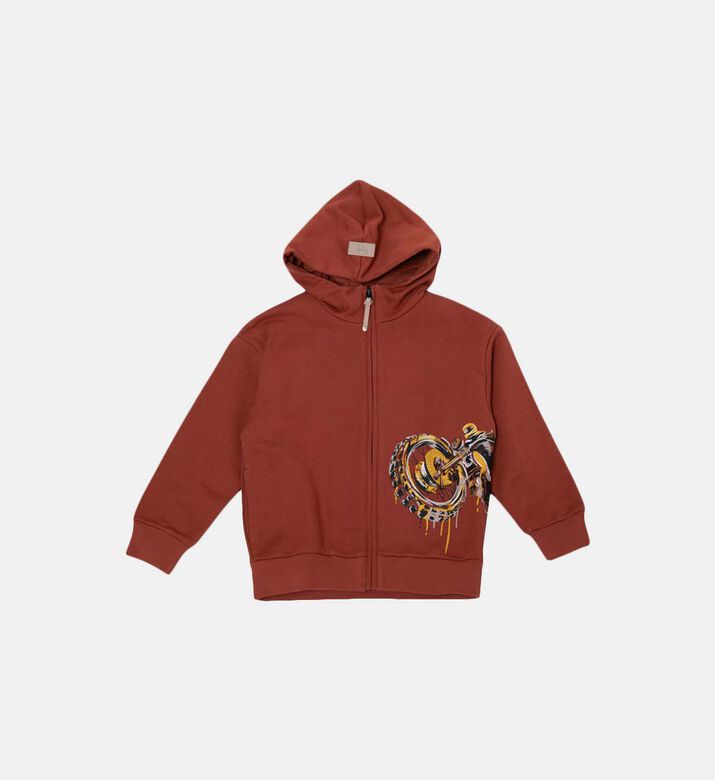 Kids Graphic-print Zip-up Jacket