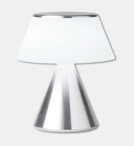 Lexon Design Luma Portable Led Lamp, Silver, Packshot View