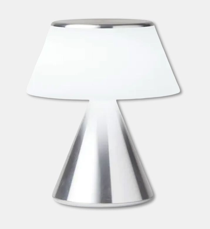 Lexon Design Luma Portable Led Lamp, Silver, Packshot View