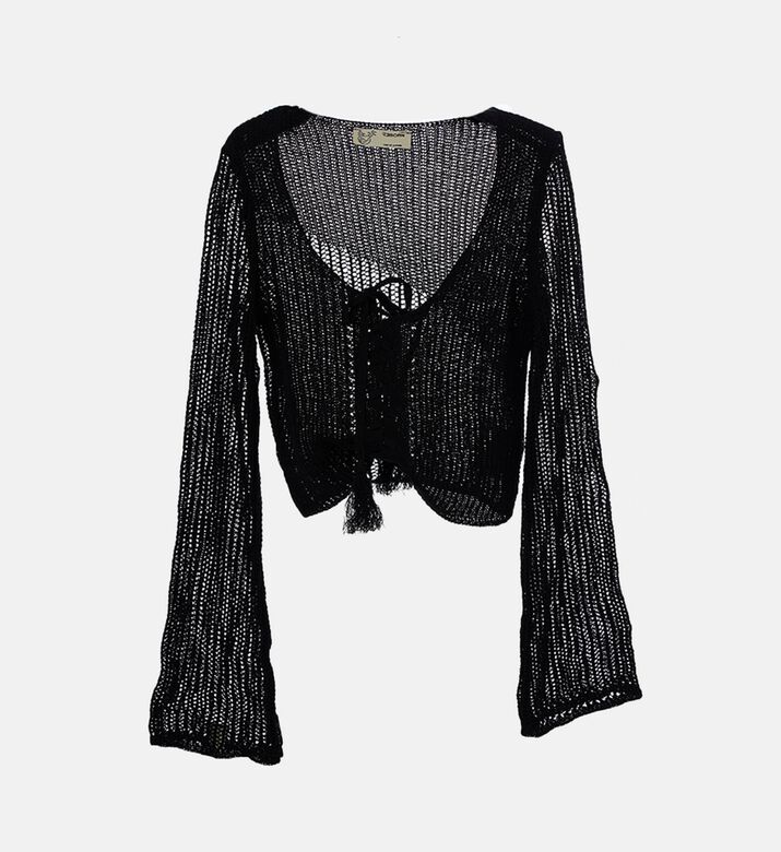 Reborn Sheer Black Two-piece With Bold Cut Sleek Finish, Packshot View