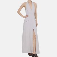 Flared Halter-neck Dress