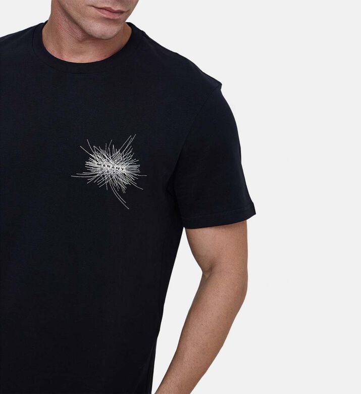 Cotton Crewneck Short-sleeve T-shirt