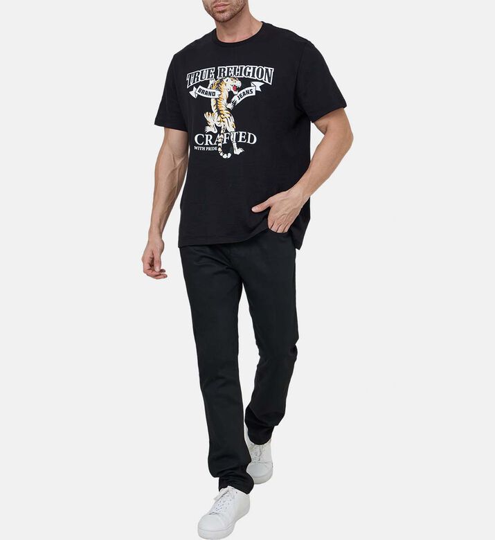 Straight-leg Denim Pants