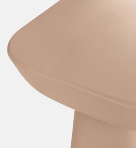Versmissen Balance Glass Fiber Marbled Stool, Terracotta, Packshot View