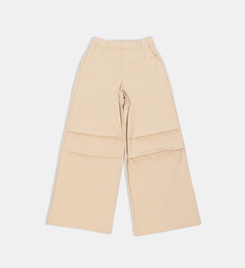 بنطلون واسع الساقين بطبقات