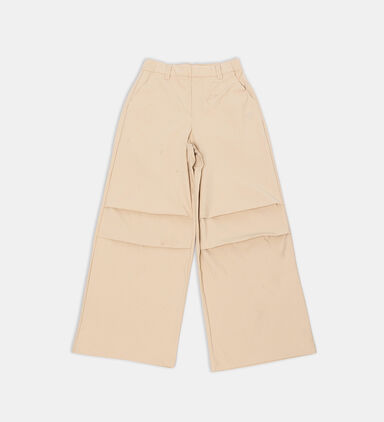 Layered Wide-leg Trousers