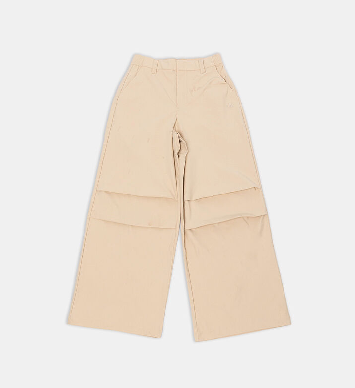 Layered Wide-leg Trousers