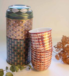 أوبرا طقم علبتين من فناجين القهوة