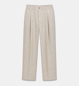 Drykorn Pleats Detail Regular-fit Pants, Olive, 33-32, Packshot View