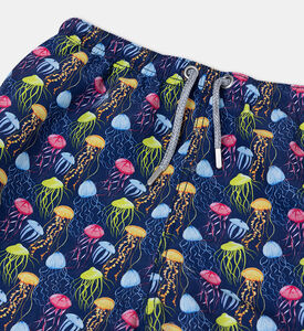 شورت سباحة بطبعة قناديل بحر صغيرة ةللأولاد الصغار