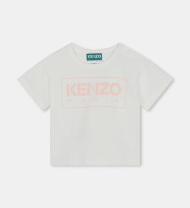 تيشيرت بأكمام قصيرة بطبعة لوغو