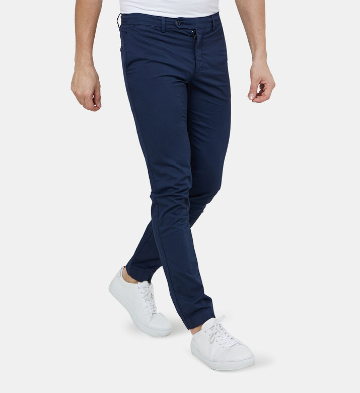 Cotton-blend Slim-fit Chino Pants