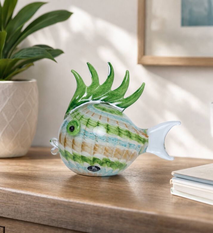 Duccio Di Segna Crystal Fantasy Puffer Fish Small Princes, Model View