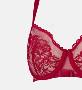 Simone Perele Floral Embroidered Unpadded Half-cup Underwire Bra, Packshot View