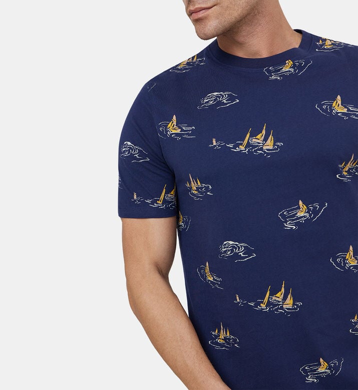 All-over Printed Cotton T-shirt All-over Printed Cotton T-shirt