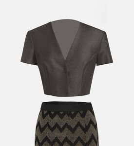 Savanna Top Mikado, Black, Xl, Packshot View