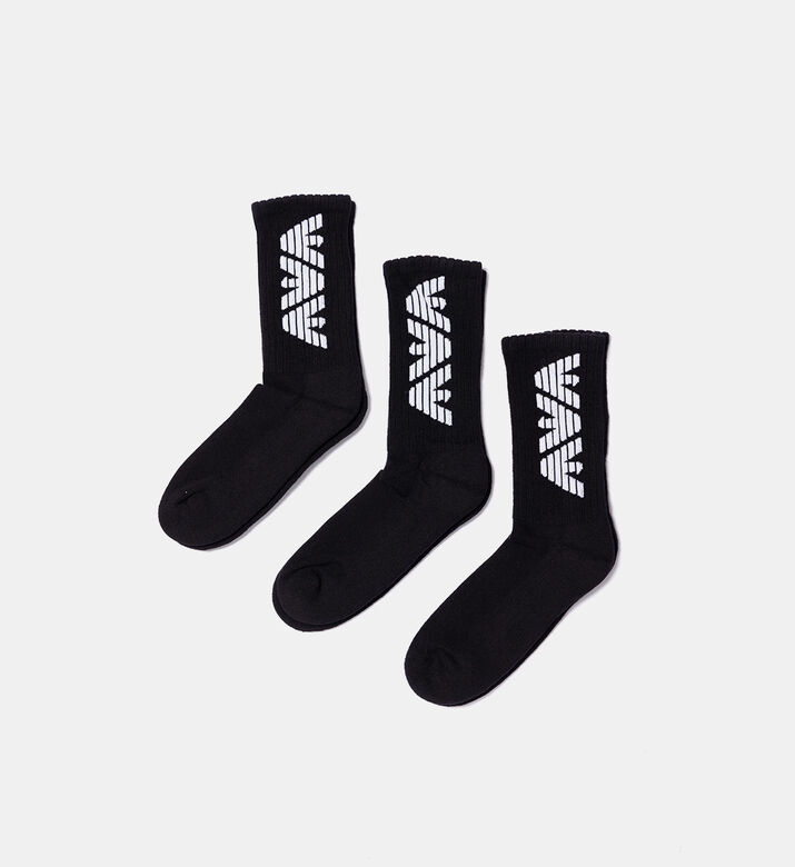 Long Knit Socks 3-pack Set