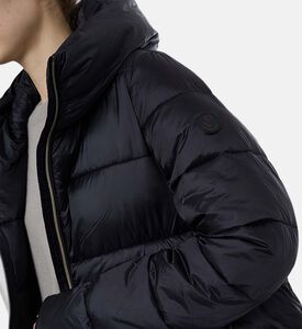 Save the Duck Padded Zip Fastening Hooded Coat, Model View