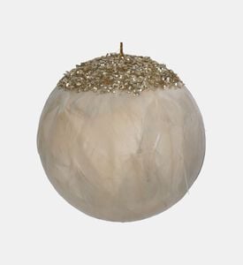 Ornament Ball Feather Ornament Ball Feather