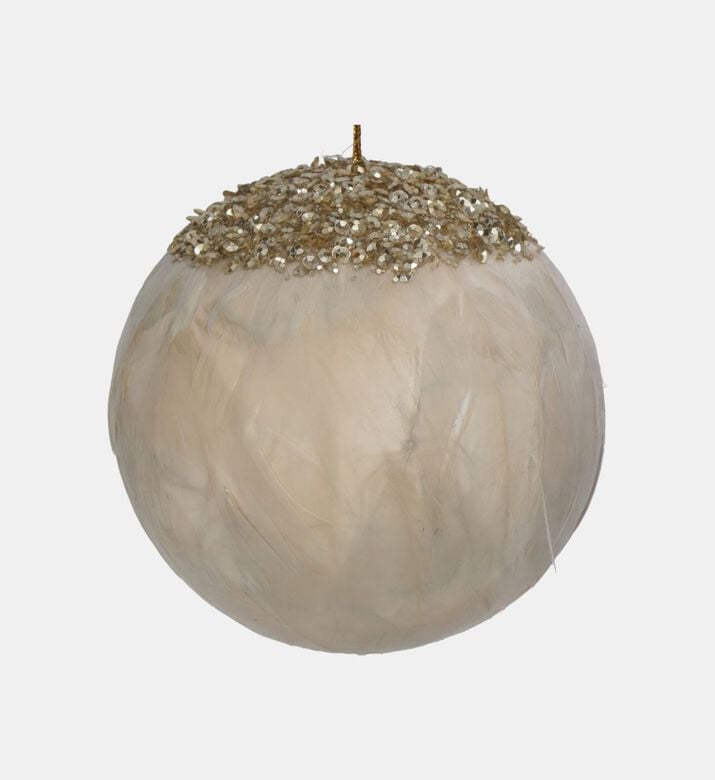 Ornament Ball Feather Ornament Ball Feather