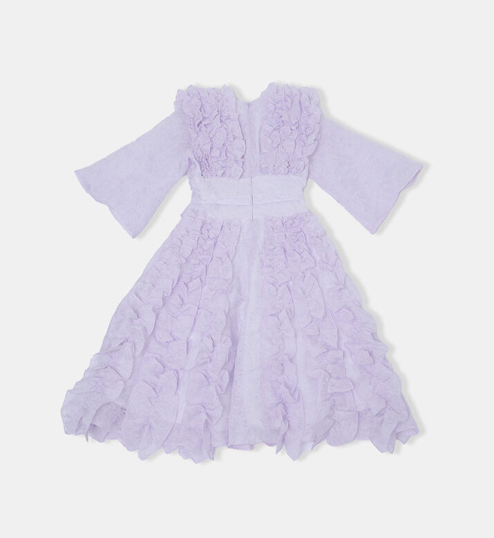 فستان كلاسيكي بأكمام قصيرة