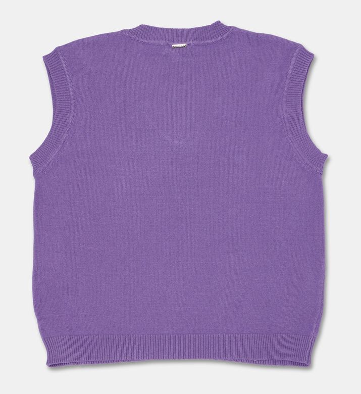 Twinset Sleeveless Argyle Sweater Vest, Packshot View