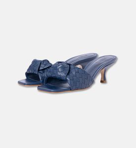 Schutz Shoes Sabot Mestico Tris, Navy, Eu-39, Packshot View