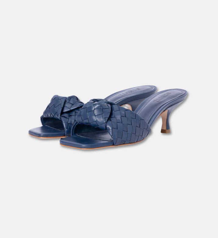 Schutz Shoes Sabot Mestico Tris, Navy, Eu-39, Packshot View