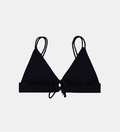 Ring Detail Strappy Bikini Top