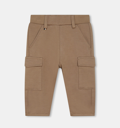 Baby Boy Flap-pocket Pique Pants