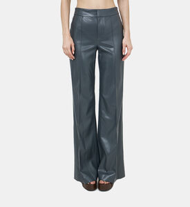 Dylan Vegan Leather Wide-leg Pants