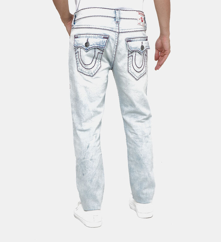 Straight-fit 5-pockets Denim Pants Straight-fit 5-pockets Denim Pants