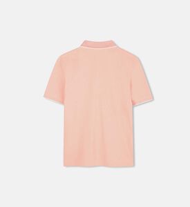 Cotton Stripe-pattern Polo Shirt