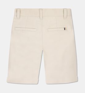 Boss Stretch Cotton Chino Shorts, Beige, 14y, Packshot View