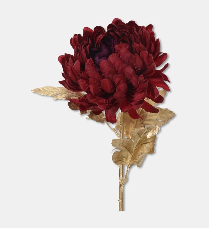 Kaemingk Flower Chrysanthemum On Stem, Red, Packshot View