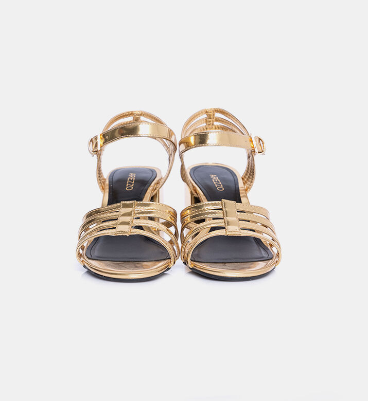 Multi Straps Heeled Sandals
