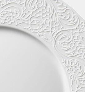 صحن إل كوتور بورسلين أبيض 24 سم