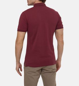 Hackett London Polo Slim, Burgundy, S, Model View