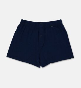 Hanro Logo-detail Elasticated Knit Boxers, Navy, S, Packshot View