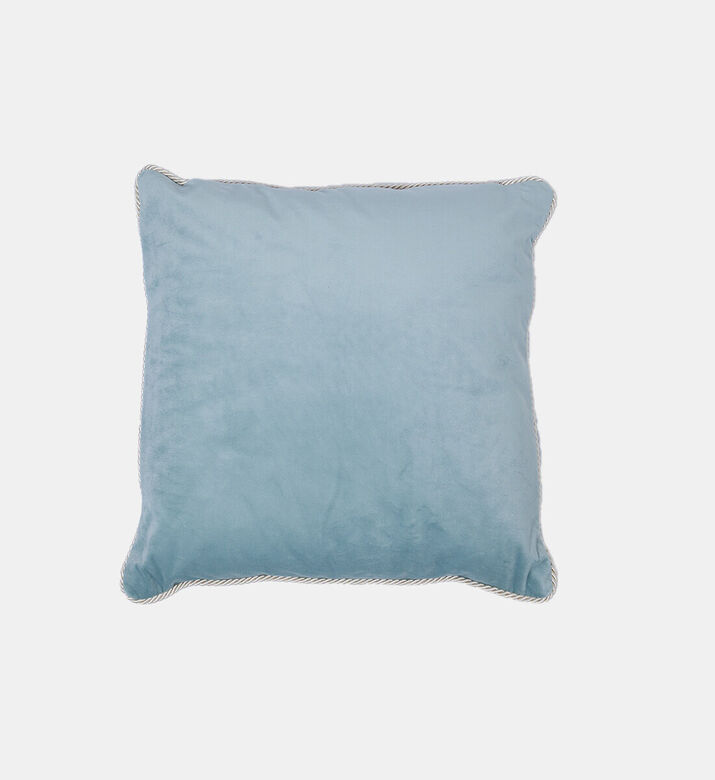 Roberto Cavalli Platinum Snake Decorative Cushion, Light-blue, Packshot View