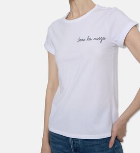 Maison Labiche Embroidered Crewneck T-shirt, Model View
