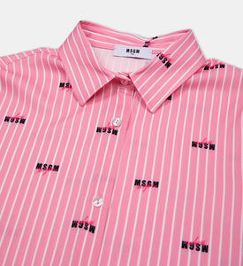 Stripe Viscose Shirt Dress