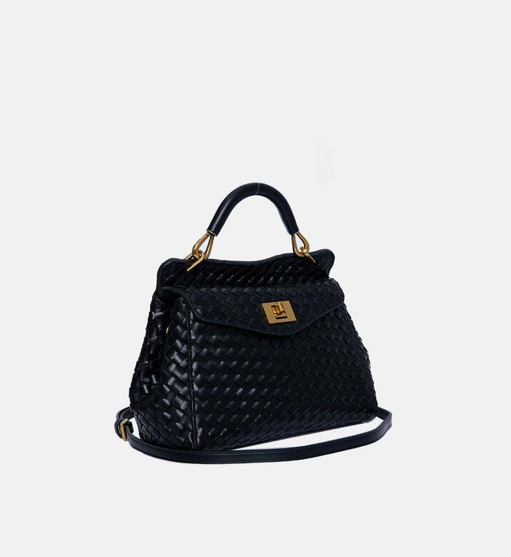 Lucia Classic Top Handle Woven Bag