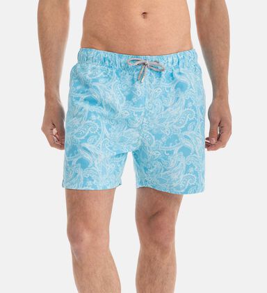 Sky Paisley Swim Shorts