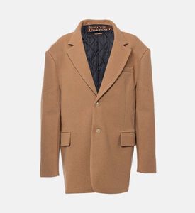 Source Unknown Button Closure Regular-fit Blazer, Light-brown, Packshot View