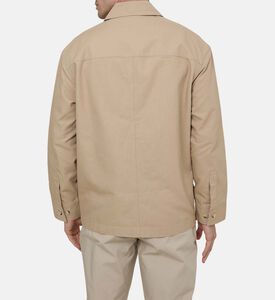 قميص فضفاض قطن بنمط عمل