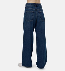 Agolde High Rise Wide-leg Denim Pants, Model View