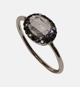 خاتم الماس والياقوت والذهب الأبيض