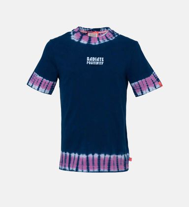 Cotton Tie-dye Hem T-shirt